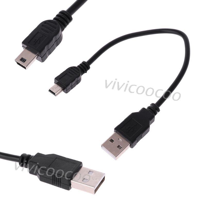 VIVI 1PCS black USB male to 5PIN data cable short line USB2.0