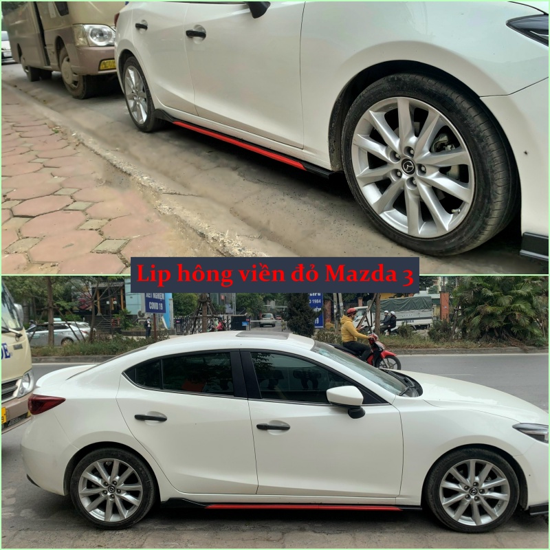 ốp lip sườn cho xe mazda3 thể thao