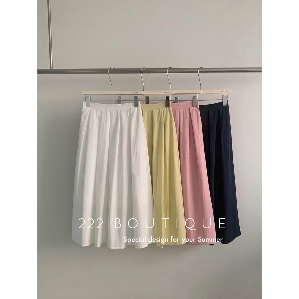 CHÂN VÁY suông chun cạp ET 21367 (SM)