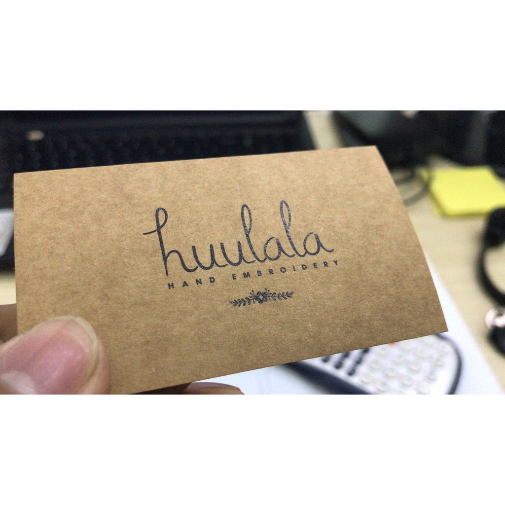 Nhận in namecard-dấu tích điểm kraft In Bạch Dương