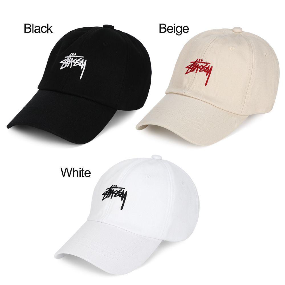 Mũ Lưỡi Trai Cotton Chống Nắng Thêu Chữ Sau Lưng Cho Nam Nữ