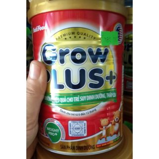 Sữa grow plus đỏ lon 350g danh cho trẻ dưới 1 tuổi
