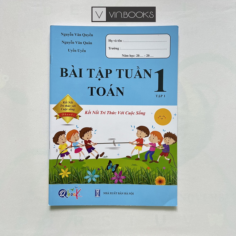 Sách - Bài Tập Tuần Toán Lớp 1 - Kết Nối Tri Thức Với Cuộc Sống - Tập 1