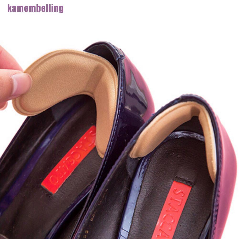 Bộ 2 Miếng Lót Giày Cao Gót Bằng Vải Có Đệm Tự Dính