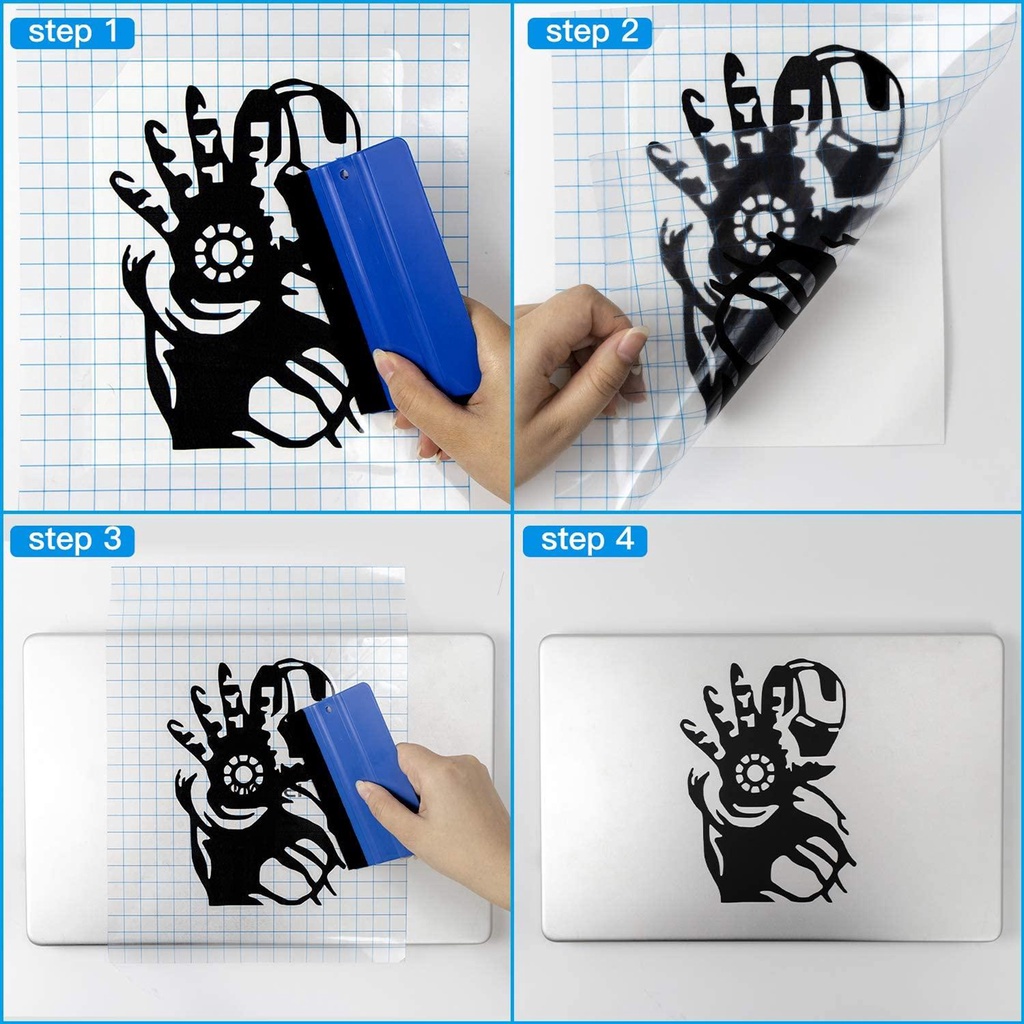 [Lzdhuiz] Cuộn Băng Dính Vinyl Trong Suốt Bong Bóng Cửa Sổ 61