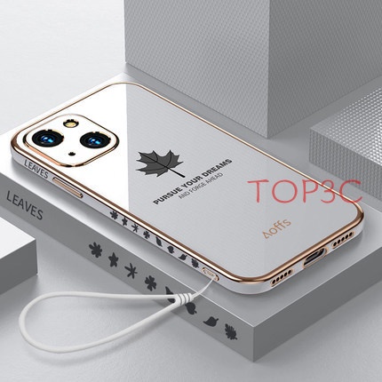 Ốp lưng iPhone 13 Ốp Điện Thoại Hình Lá Phong Cho iphone 13 pro max 12 pro max 11 pro max FY