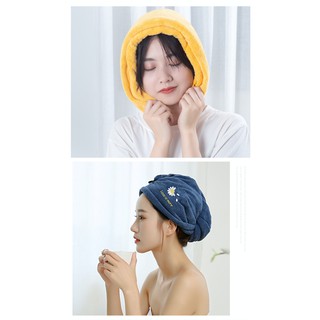 Khăn ủ tóc, khăn quấn tóc sợi microfiber siêu thấm, lông mềm, siêu nhanh khô