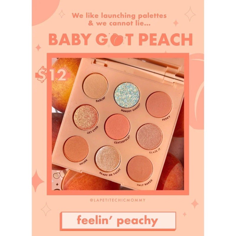 Bảng phấn mắt Colourpop Baby Got Peach