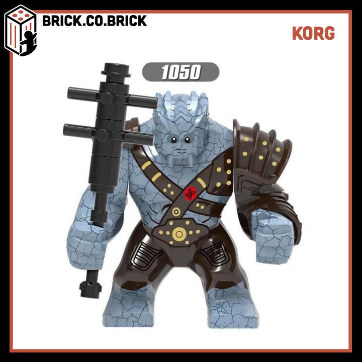 Korg Người Đá Thor Friend Đồ Chơi Lắp Ráp Nhân Vật Bigfig Siêu Anh Hùng Marvels End Game X1050