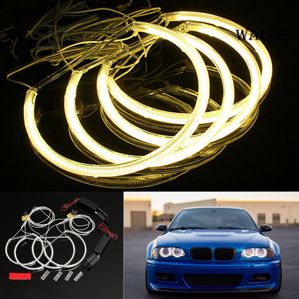 Bộ 4 Vòng Đèn Led Cho Bmw E46 3 Series