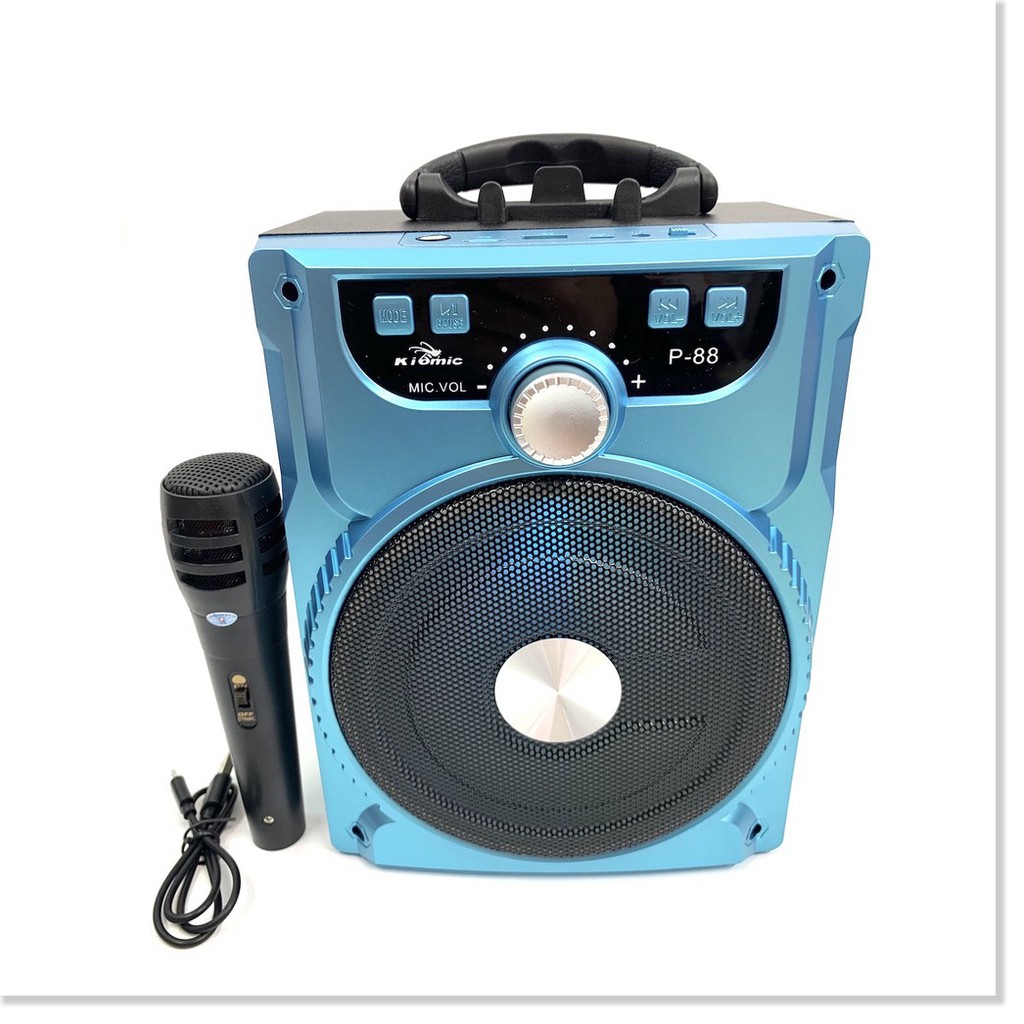 Loa Kéo Bluetooth P88 P89 KIOMIC Tặng Micro Hát Karaoke Cực Hay-Bảo hành 1 đổi 1(Có Hàng Nhiều) 🚀GIAO HÀNG HỎA TỐC NOWS