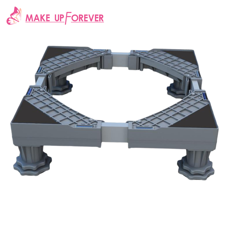 [Make_up Forever]Size Adjustable Washing Machine Stand Refrigerator Fridge Lifting Base with 4 Strong Feet, Durable