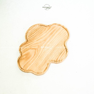 Khay gỗ hình đám mây- khay gỗ decor(25cmx20cm)