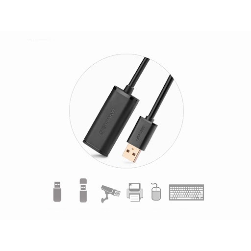 Cáp nối dài USB 2.0 dài 5M có chip khuếch đại Ugreen 10319