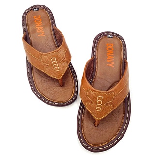 Dép xỏ ngón nam da bò, xỏ ngón cao cấp dép kẹp bảo hành 12 tháng shop kinson