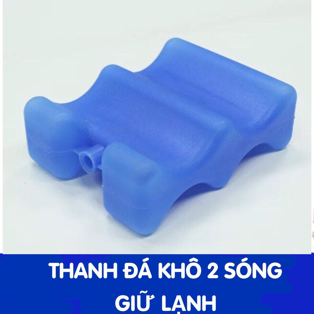 Thanh Đá khô 2 sóng 1 mặt sóng và 2 mặt sóng giữ nhiệt, giữ lạnh sữa mẹ, thực phẩm, bỏ quạt điều hoà