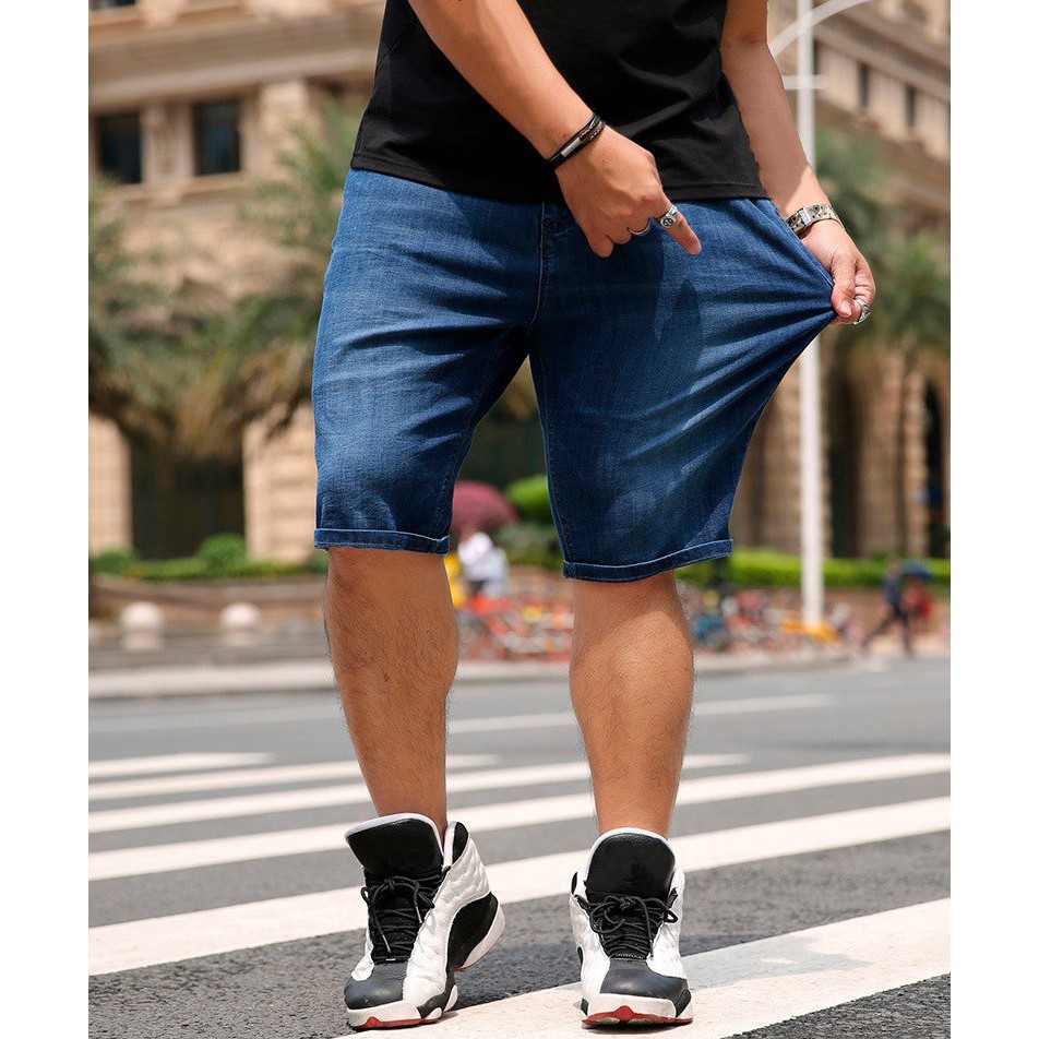 Quần short jean nam nam DUVA quần ngố co giãn, không bai màu, may tỉ mỉ, chất liệu cao cấp QSJ01