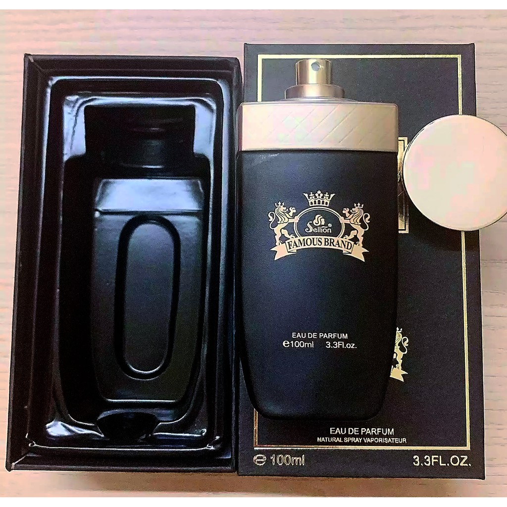 [SIÊU HIẾM] Nước Hoa Nam Chính Hãng SELLION FAMOUS BRAND 100ML mùi hương nam tính mạnh mẽ sang trọng quý phái | Thế Giới Skin Care
