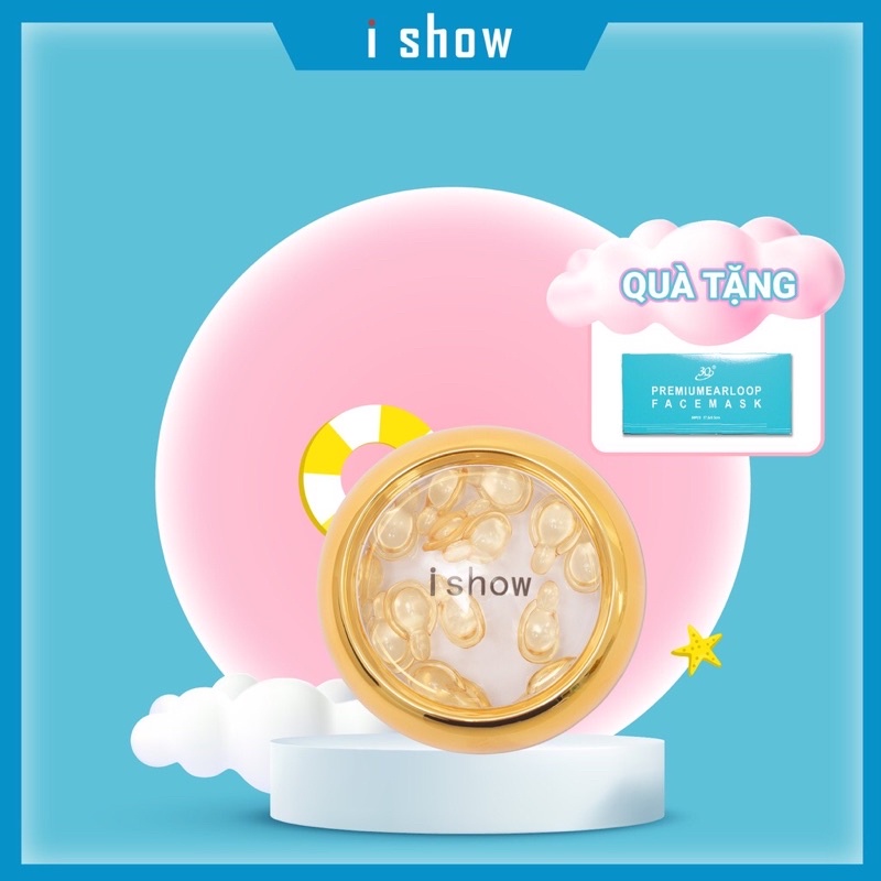 Viên nang ISHOW thanh xuân Capsules làm đẹp da chống lão hóa da - TẶNG SAMPLE DƯỠNG DA