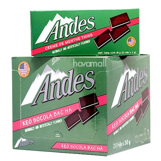 Socola Andes 20 hộp 30g(6 viên x 5gr)