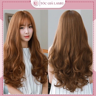 Tóc giả nữ cả đầu ❤️Freeship❤️ Tóc cả đầu xoăn đuôi mã 03