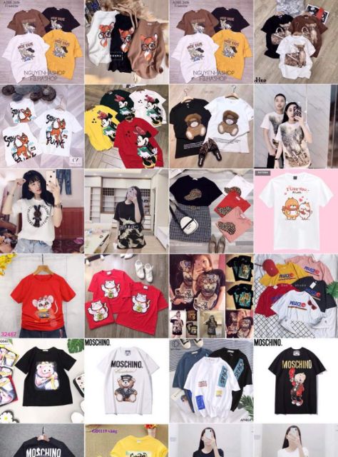 Áo thun ngắn tay ♥️ FREE SHIP ♥️ Áo thun 3d siêu cute