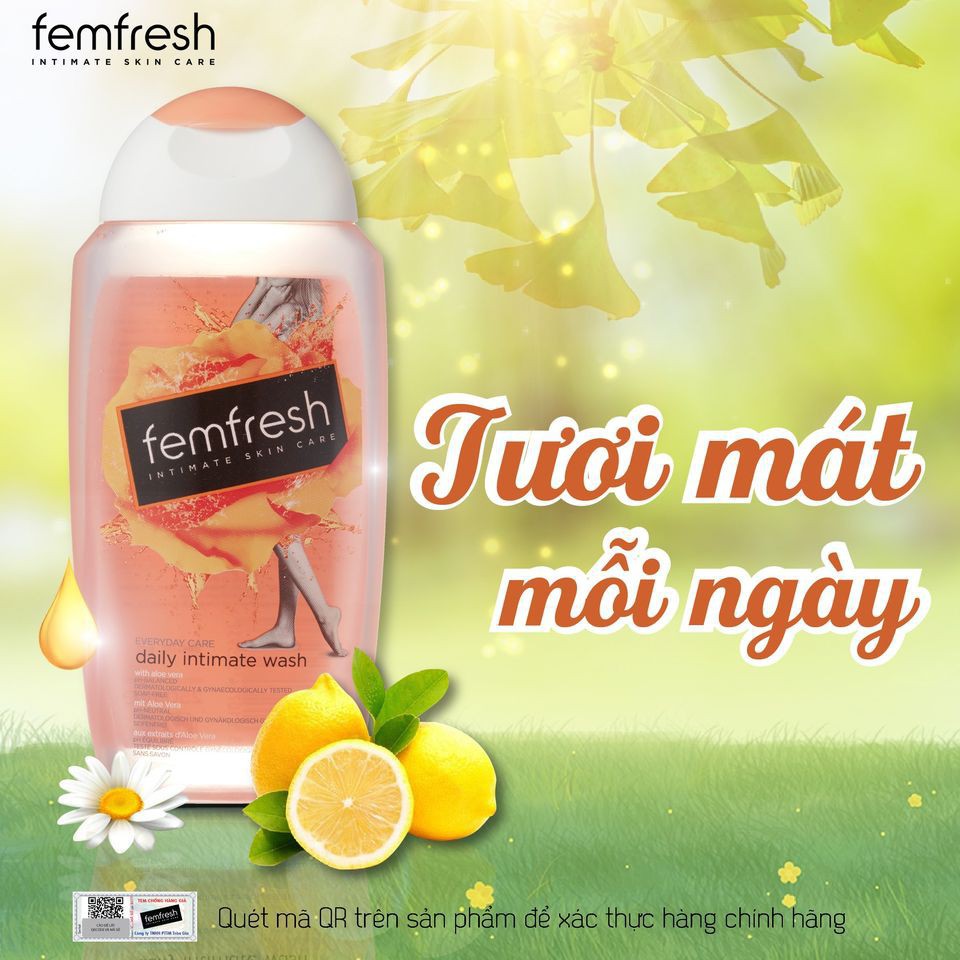 Dung Dịch Vệ Sinh Phụ Nữ Cao Cấp Femfresh Daily Intimate Wash 150ml