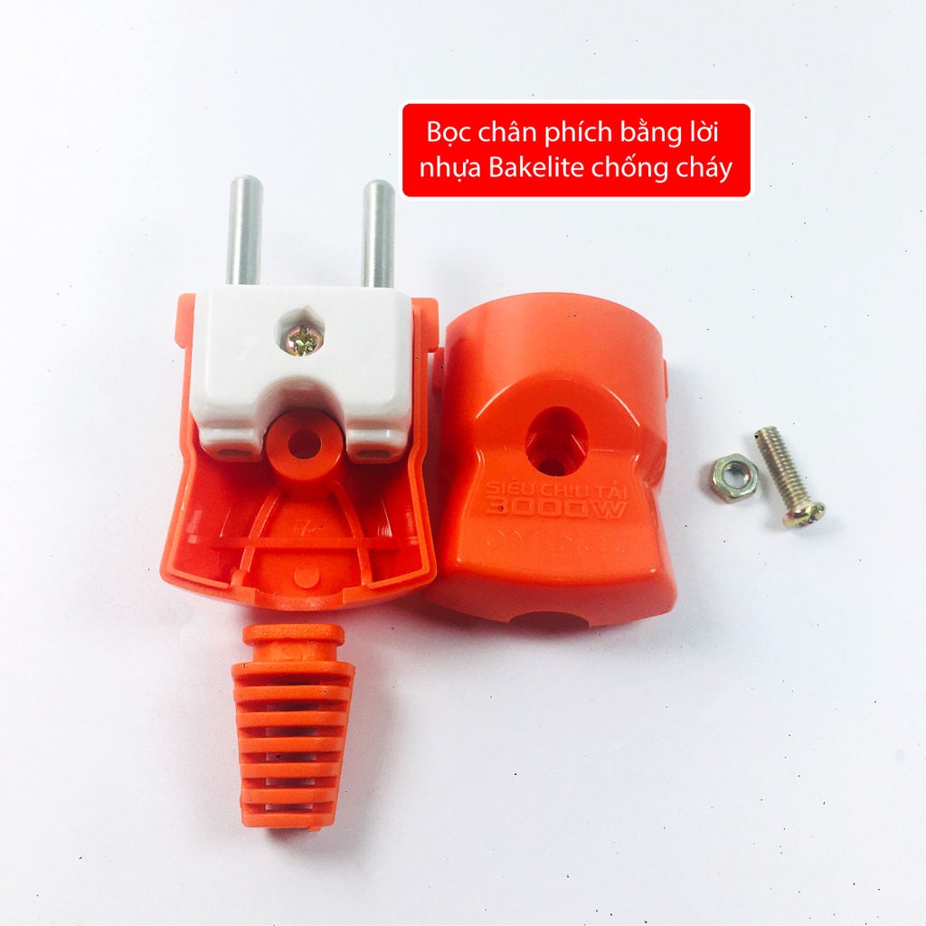 Phích cắm công nghiệp thương hiệu OMINSU chịu tải đến 3000W