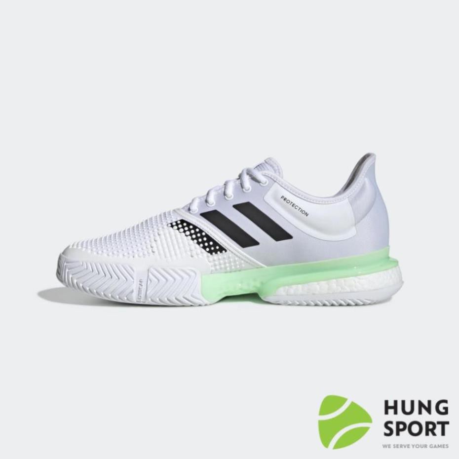 | Xả Hết Kho | 🎁 Giày Tennis Adidas SoleCourt Boost White EF2068 uy tín New 20200 Cao Cấp hot Có Sẵn 2020 NEW