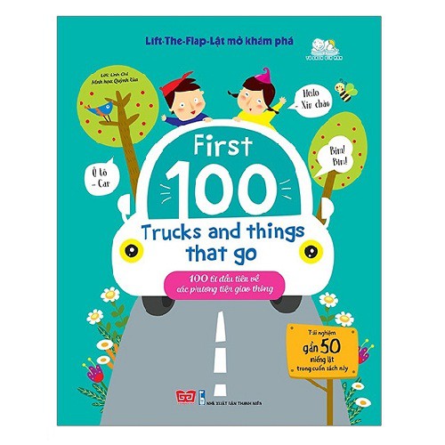 Sách Đinh Tị - First 100 Trucks And Things That Go - 100 Từ Đầu Tiên Về Các Phương Tiện Giao Thông