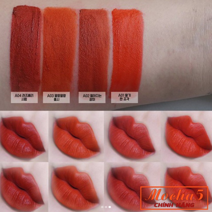 [ Ver1 ] Son kem BLACK ROUGE Air Fit Velvet Tint mịn môi nhẹ môi màu Ver 1 A01-A07 | BigBuy360 - bigbuy360.vn