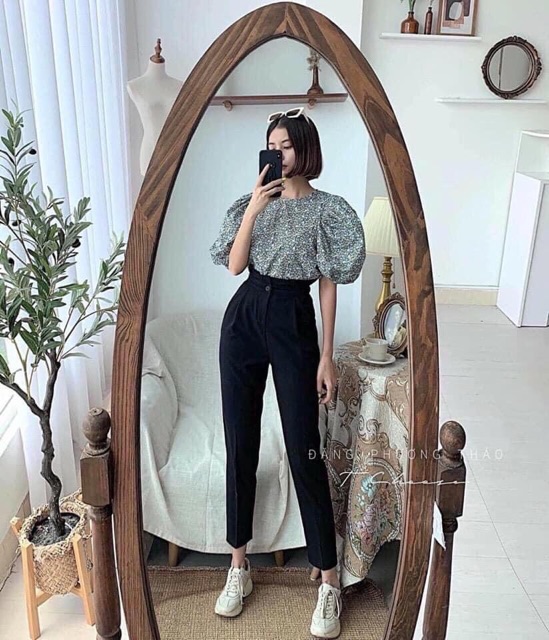 Quần Baggy cạp bèo siêu cao( kèm ảnh thật ) | BigBuy360 - bigbuy360.vn