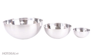 Set 3 bát inox IKEA cao cấp