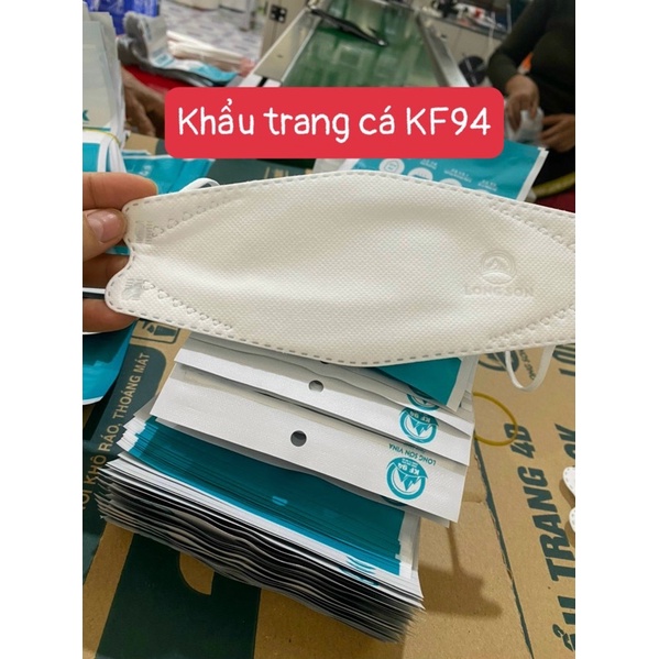 [Hộp 10 chiếc] Khẩu Trang KF94 Hàn Quốc thoáng khí - Cam kết chính hãng (Tặng kèm nơ cột tóc)