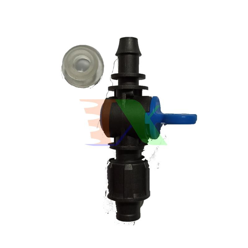 Khởi thủy van khóa dành cho băng nhỏ giọt Φ16 KVB-16, Khởi thủy cho ống PVC PE HDPE LDPE Φ16