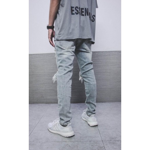 [Mã SKAMAP6 giảm 8% TỐI ĐA 50K đơn250K] QUẦN JEANS XANH RÁCH GỐI XỊN ĐẸP ĐỦ SIZE (ảnh thật 100%) | BigBuy360 - bigbuy360.vn