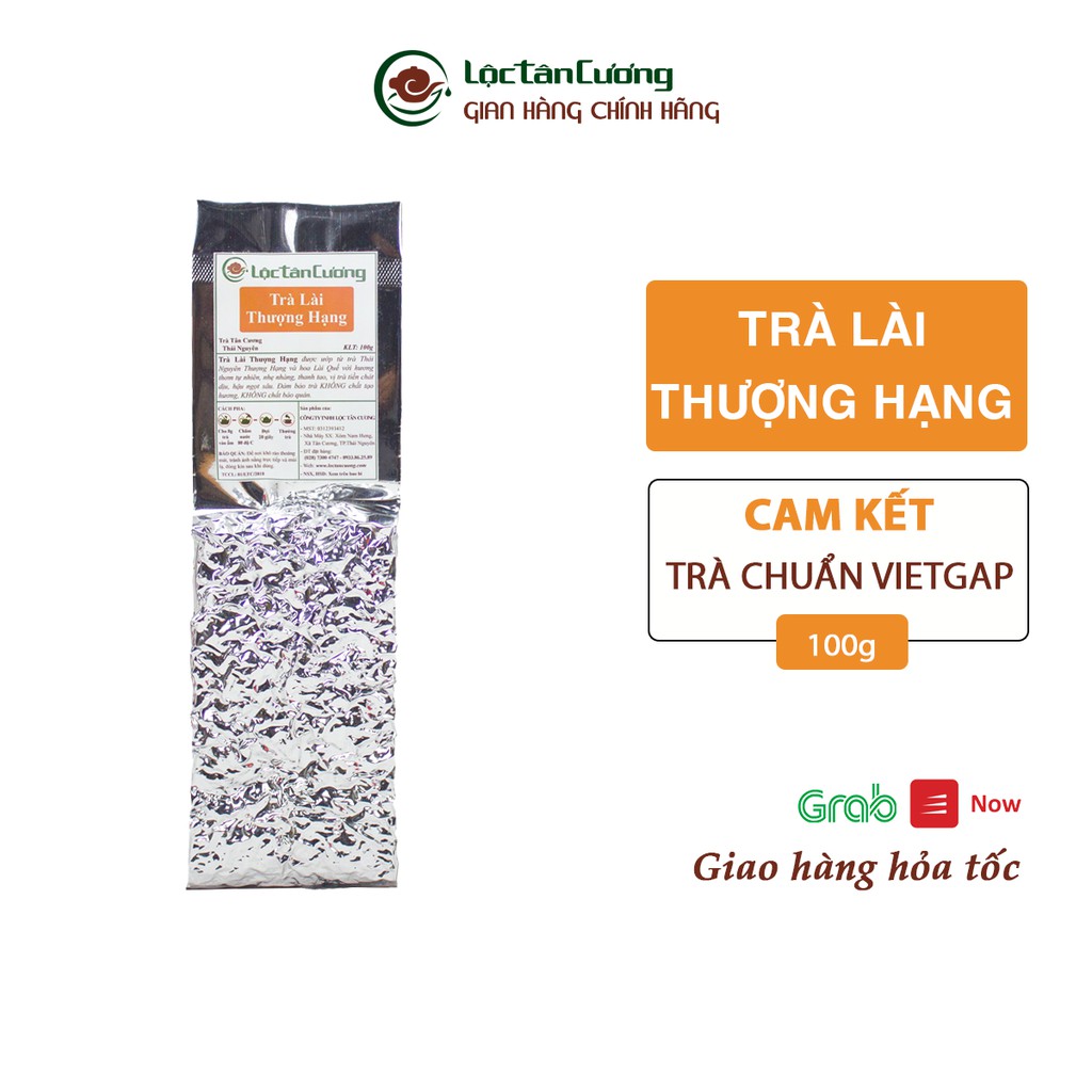 Trà Lài Thượng Hạng Lộc Tân Cương Túi 100g - Trà Ướp Hoa Lài Cao Cấp, 100% Hương Tự Nhiên, Không Hương Liệu