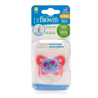 Ty ngậm Dr.Brown's hình chú voi màu hồng- Pv21307(6 -12 tháng)