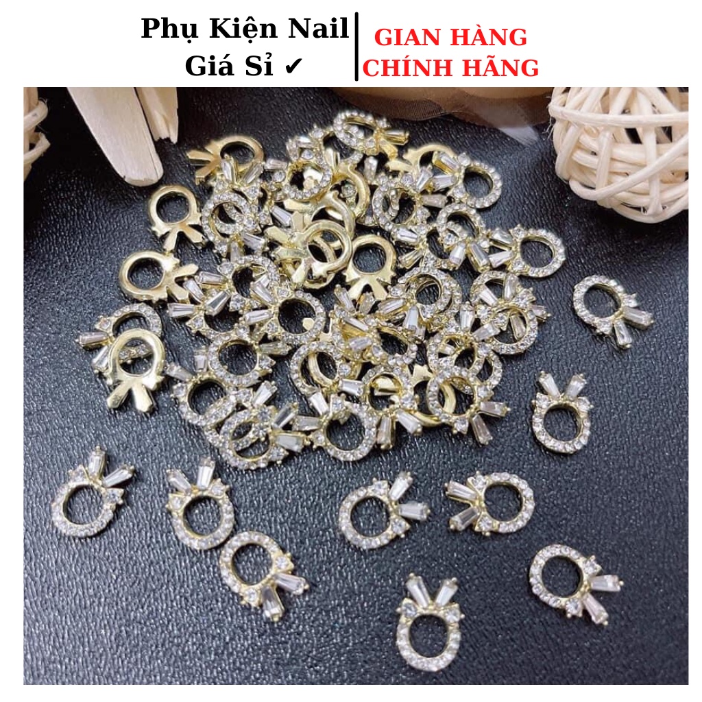 Charm nail gắn móng, charm nhấn mã 26