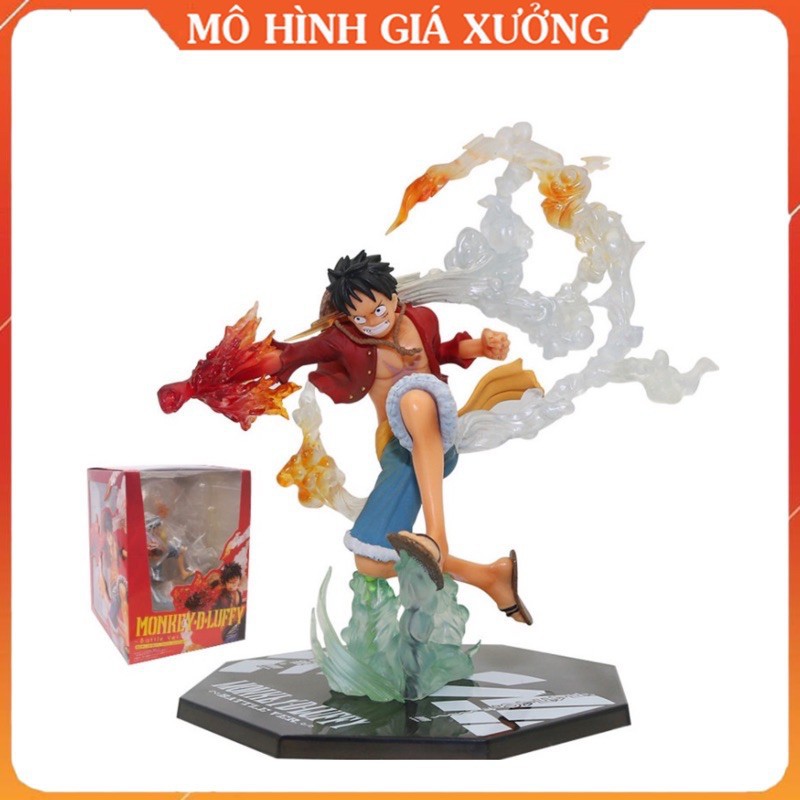 Mô hình  Luffy F.zero mũ rơm battle ver. One Piece gear 2 haki Cao 18cm   - Mô Hình Figure Monkey D.Luffy