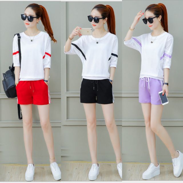 BỘ ĐỒ THỂ THAO NỮ CÁNH DƠI QUẦN SORT