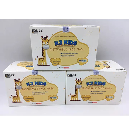 Khẩu trang y tế trẻ em 4 lớp KJ KIDS có giấy kháng khuẩn | BigBuy360 - bigbuy360.vn