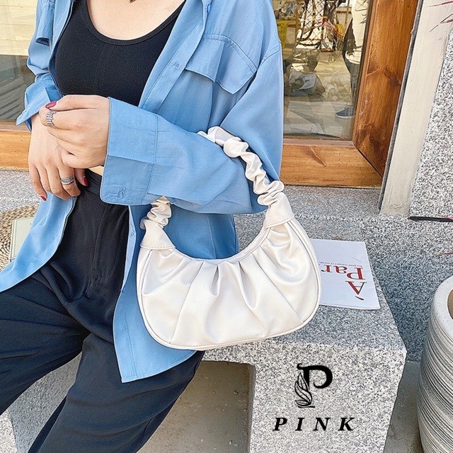 Túi xách kẹp nách nhăn , Túi xách nữ giá rẻ phong cách thời trang cực xinh P03 -  Pink Shop | BigBuy360 - bigbuy360.vn