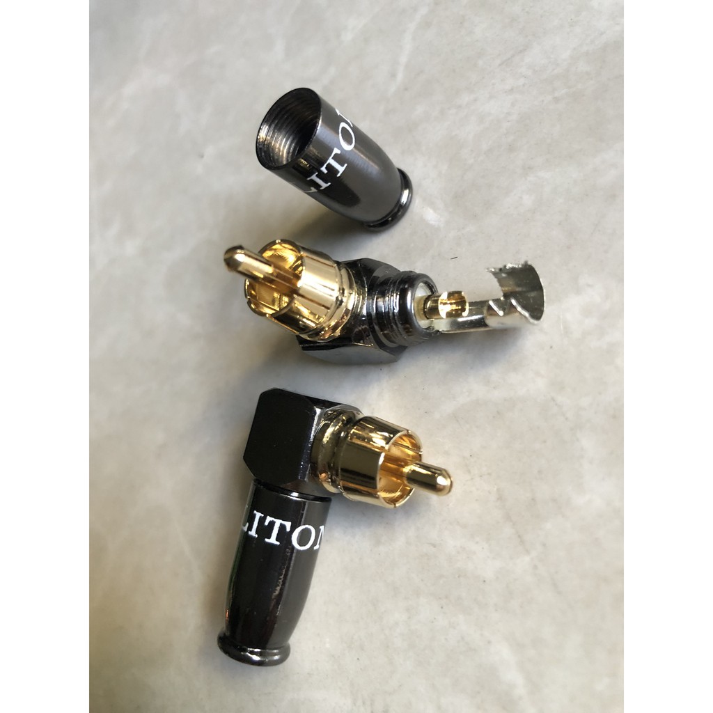 Đầu hàn jack cắm AV/RCA - Mạ Niken chất lượng cao