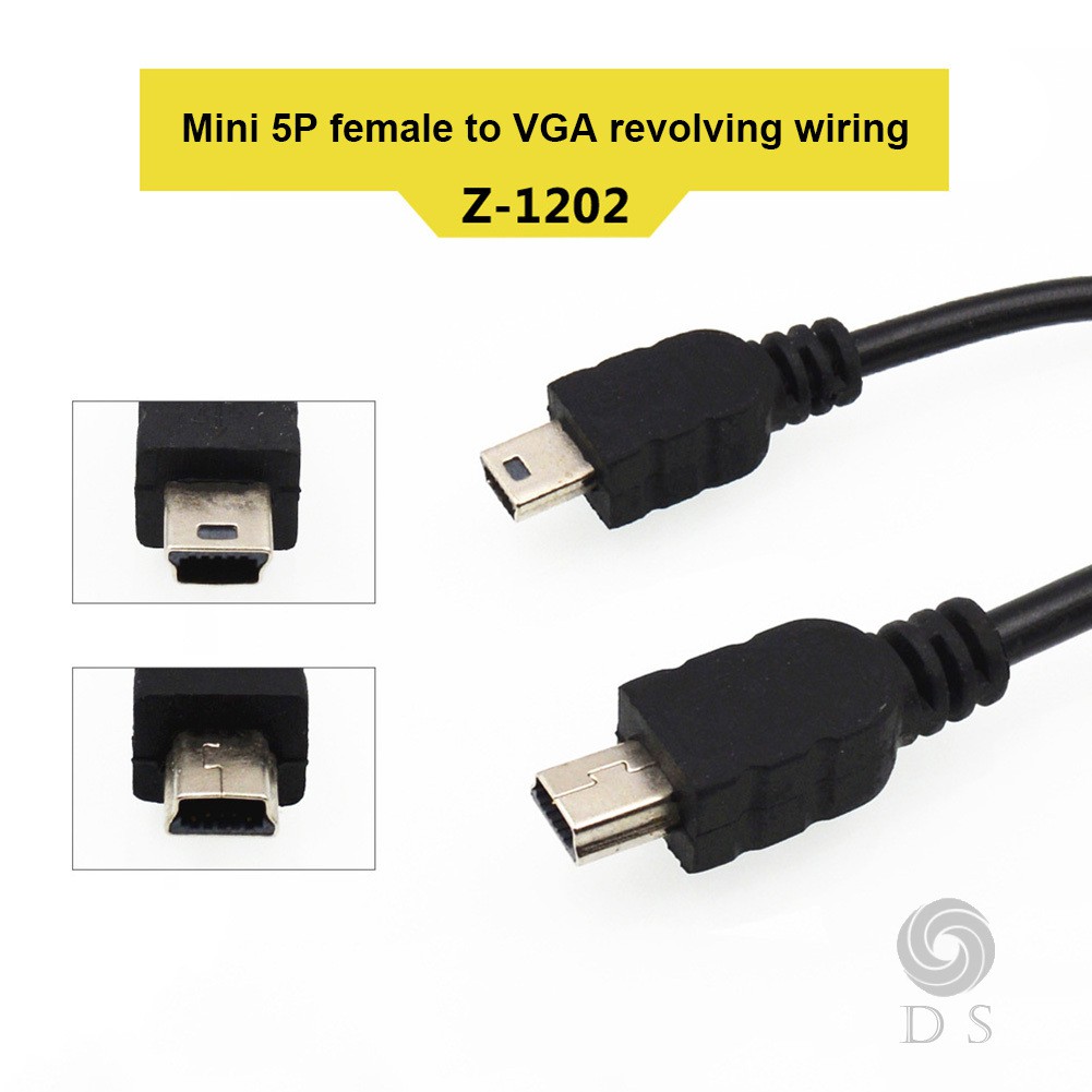 Dây cáp chuyển đổi Mini USB 5P Male sang OTG USB Female