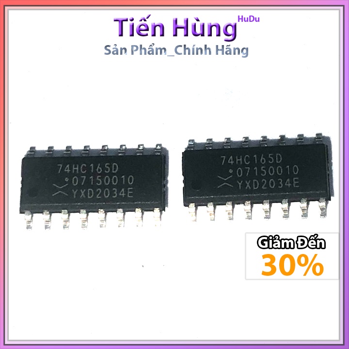 IC 74HC165 SOP-16 (SMD Dán) (74HC165D 74165) Hàng Mới Chính Hãng (ship từ 5 chiếc).