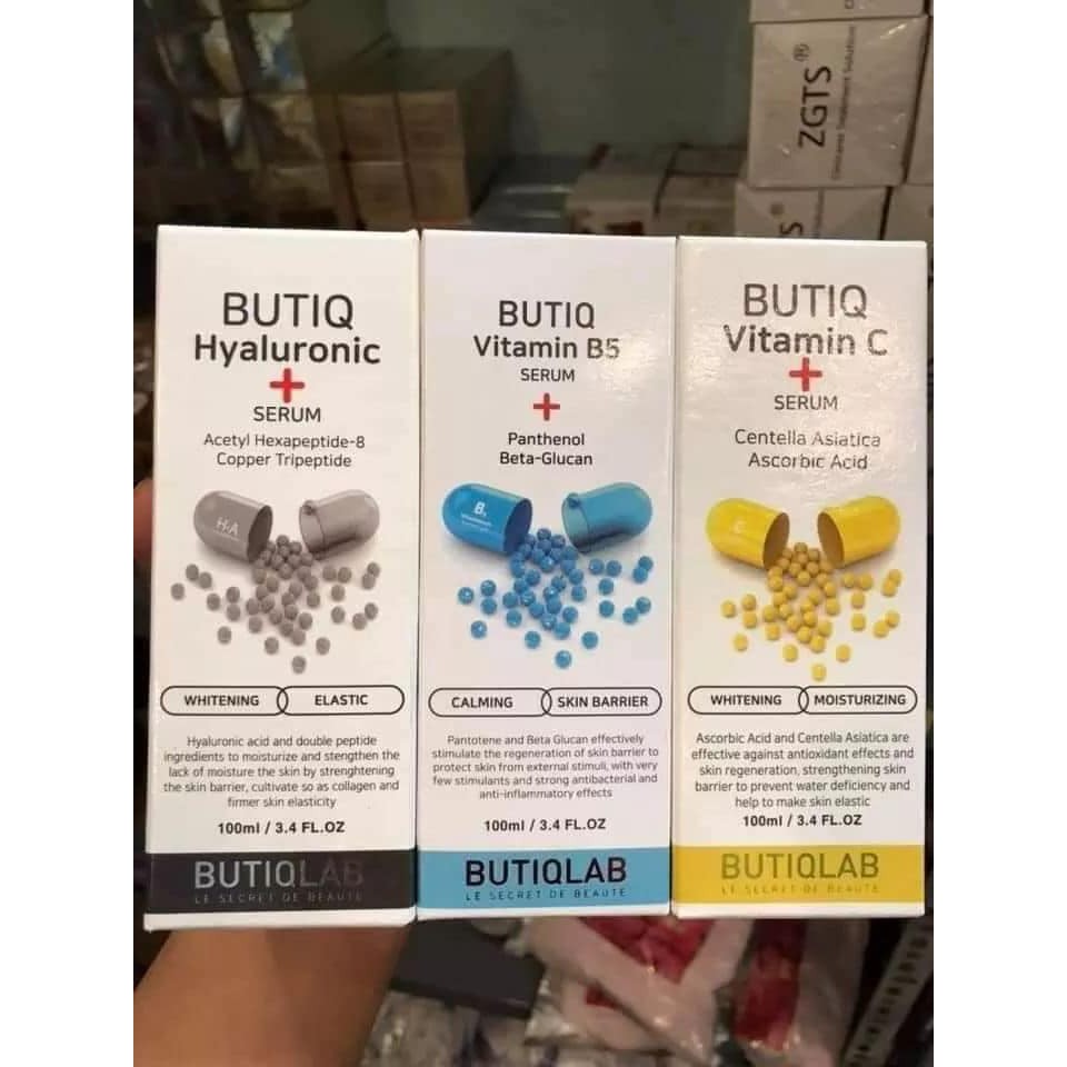 Serum HA BUTIQ LAP Cấp ẩm, căng bóng da - Chai 100ml
