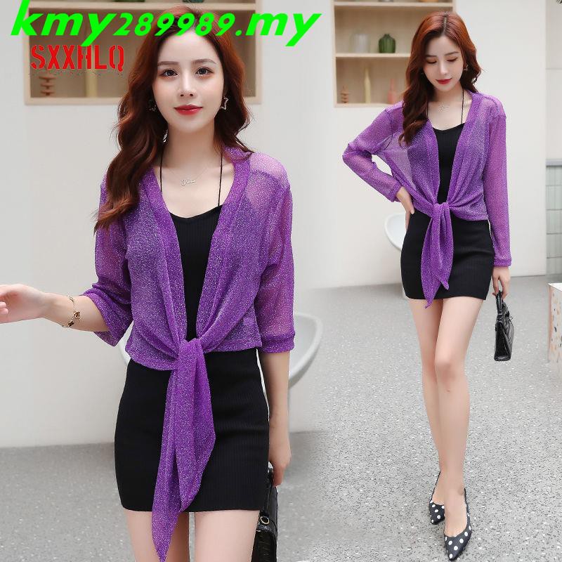 Áo Khoác cardigan Bằng nylon Ren Mỏng Chống Nắng size Lớn MM Cho Nữ