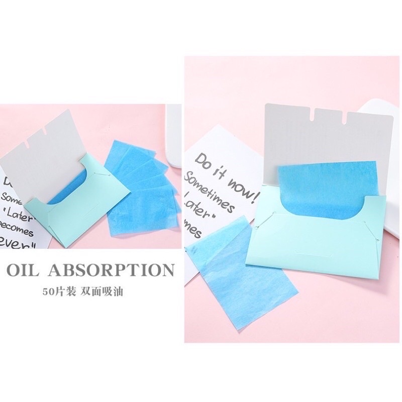 Giấy thấm dầu lameila, Giấy hút dầu bả nhờn làm sạch da mặt gói 50 tờ | BigBuy360 - bigbuy360.vn