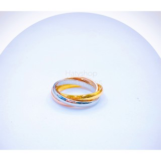 Nhẫn titan 3 chiếc limited [ HỒNG + TRẮNG + VÀNG ]